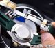 Copy Rolex Submariner Date 2 Tone Green Rubber Strap Watch 41mm (4)_th.jpg